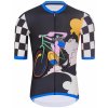 HOLOKOLO Cyklistický dres s krátkym rukávom - RAPID - čierna/viacfarebná XS HOLOKOLO Cyklistický dres s krátkym rukávom - RAPID - čierna/viacfarebná XS
