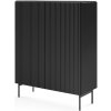 Wilsondo Vysoká komoda Muti A - čierna Wilsondo Vysoká komoda Muti A - čierna