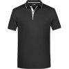 James & Nicholson Polokošile JN 728 s kontrastní légou, krátký rukáv, pánská COT02072881704-black/silve XL Černá/stříbrná James & Nicholson Polokošile JN 728 s kontrastní légou, krátký rukáv, pánská COT02072881704-black/silve XL Černá/stříbrná