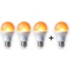 Lunesto Oranžová LED žiarovka E27 balenie 3+1 zadarmo Lunesto Oranžová LED žiarovka E27 balenie 3+1 zadarmo