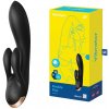 Vibrátor králik Double Flex Connect App Black Satisfyer Vibrátor králik Double Flex Connect App Black Satisfyer