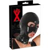Latexová maska Late X čierna Latexová maska Late X čierna
