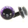 Oči třpytivé fialové 14 mm Oči třpytivé fialové 14 mm