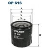 Olejový filter Filtron OP616 Olejový filter Filtron OP616