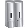 BEMETA - Dávkovač tekutého mydla dvojitý 2x300ml, plast lesk 121209132 BEMETA - Dávkovač tekutého mydla dvojitý 2x300ml, plast lesk 121209132