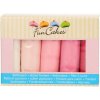 Farebné poťahovacie hmoty 5 × 100 g odtiene ružovej - FunCakes Farebné poťahovacie hmoty 5 × 100 g odtiene ružovej - FunCakes