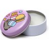 Balzam na pery s mačičkou Pusheen v plechovej krabičke Farba: Fialová Balzam na pery s mačičkou Pusheen v plechovej krabičke Farba: Fialová
