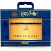 Harry Potter Náramok so strieborným príveskom - Dary smrti (čierny) Harry Potter Náramok so strieborným príveskom - Dary smrti (čierny)