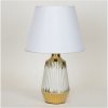 Eurolamp Stolná lampa 1xE14/40W/230V biela/zlatá EU0577 + záruka 3 roky zadarmo + záruka 3 roky zadarmo Eurolamp Stolná lampa 1xE14/40W/230V biela/zlatá EU0577 + záruka 3 roky zadarmo + záruka 3 roky zadarmo