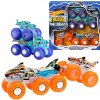 Hot Wheels Monster Trucks Power Smashers tahač a truck 4 vozidla v balení HYJ29 Hot Wheels Monster Trucks Power Smashers tahač a truck 4 vozidla v balení HYJ29