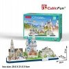 CubicFun 3D puzzle CityLine panorama Bavorsko 178 ks CubicFun 3D puzzle CityLine panorama Bavorsko 178 ks