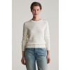 Gant TEXTURED COTTON C NECK EGGSHELL Gant TEXTURED COTTON C NECK EGGSHELL