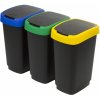 Rotho Sada 3 odpadkových košov TWIST 25 l na triedenie odpadu