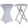 Elastický potah pro barový stůl ⌀60cm - barva bílá Elastický potah pro barový stůl ⌀60cm - barva bílá
