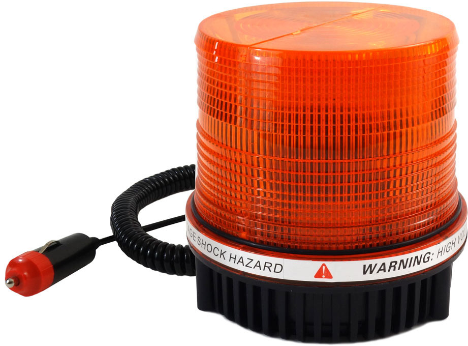 LED stroboskopický maják oranžový 12V