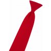 Chlapčenská kravata matne červená