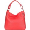 Mondo Italia Červená kožená kabelka na rameno 390 Červená Mondo Italia Červená kožená kabelka na rameno 390 Červená