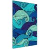 Vertikálny foto obraz sklenený Abstraktné vlny 50x100 cm Vertikálny foto obraz sklenený Abstraktné vlny 50x100 cm