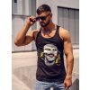 Bolf pánske tank top tričko boxerskéhou s potlačou 14844A čierne