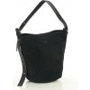 MARCO MAZZINI Dámska kožená taška typu hobo | čierna s292a MARCO MAZZINI Dámska kožená taška typu hobo | čierna s292a