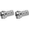 Konektor F vidlica pre koax CB500 2ks K7321.2 Konektor F vidlica pre koax CB500 2ks K7321.2