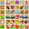 Detoa Drevené puzzle Čo kam patrí Detoa Drevené puzzle Čo kam patrí