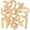 Bigjigs Toys Dřevěné číslice se znaménky Bigjigs Toys Dřevěné číslice se znaménky