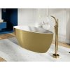 Besco GOYA (SALERMO) Voľne stojaca vaňa z liateho mramoru 142x62cm, Glam-zlatá VANSAL14GLAM01 Besco GOYA (SALERMO) Voľne stojaca vaňa z liateho mramoru 142x62cm, Glam-zlatá VANSAL14GLAM01