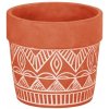Dekorácia MagicHome, Kvetináč s mozaikou, terakota, cement, 13,8x13,8x12,5 cm Dekorácia MagicHome, Kvetináč s mozaikou, terakota, cement, 13,8x13,8x12,5 cm