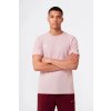 Champion T-Shirt with Big Embroidery Logo 220273 PS230 ružové