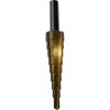 Vrták Strend Pro stupňovitý SD41, 4-12 mm, TiN, HSS rovný, do kovu Vrták Strend Pro stupňovitý SD41, 4-12 mm, TiN, HSS rovný, do kovu