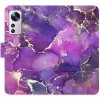 Flipové puzdro iSaprio - Purple Marble - Xiaomi 12 / 12X Flipové puzdro iSaprio - Purple Marble - Xiaomi 12 / 12X
