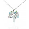 Náhrdelník strom života so zirkónmi z chirurgickej ocele S11155080 Náhrdelník strom života so zirkónmi z chirurgickej ocele S11155080