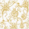 Obrúsky PAW L 33x33cm Baroque Flowers gold Obrúsky PAW L 33x33cm Baroque Flowers gold