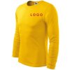Tričko farebné s dlhým rukávom s LOGOM Veľkosť: M, Barva: žlutá, KS spolu - cenová hladina: 51 a viac