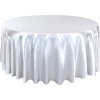 Saténový ubrus na kulaté stoly (průměr 274 cm) Farba obrusu: BÍLÁ Saténový ubrus na kulaté stoly (průměr 274 cm) Farba obrusu: BÍLÁ