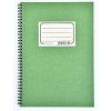 Bobo Spirtálový blok Zelenáč A4 linky tečky Bobo Spirtálový blok Zelenáč A4 linky tečky