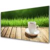 Skleneny obraz Tráva hrnček príroda 100x50 cm Skleneny obraz Tráva hrnček príroda 100x50 cm