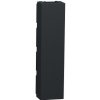 Unica - Záslepka 2x 1/2 modul, Antracit Unica - Záslepka 2x 1/2 modul, Antracit
