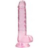 Realrock gélové dildo s prísavkou 17 cm ružové Realrock gélové dildo s prísavkou 17 cm ružové