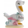 Dekora Figúrka na tortu - Bocian Baby 10 cm Dekora Figúrka na tortu - Bocian Baby 10 cm