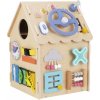 Drevený activity board domček - natur Drevený activity board domček - natur