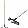 Hrable záhradne Strend Pro Premium R-606, 12 zubé, kované, drevená násada