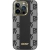DKNY PU Leather Checkered Pattern MagSafe pre Apple iPhone 15, čierna DKNY PU Leather Checkered Pattern MagSafe pre Apple iPhone 15, čierna