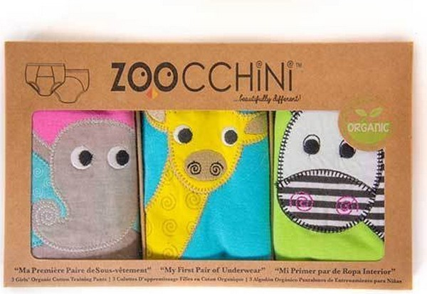 Zoocchini tréningové nohavičky Safari Dievčatko 2-3 roky 3 ks