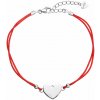 PAVONA Kabbalah náramok so strieborným srdcom 13049.3 red PAVONA Kabbalah náramok so strieborným srdcom 13049.3 red