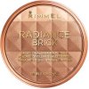 Rimmel London Radiance Brick pudrový a rozjasňující bronzer 12 g odstín 001 Light