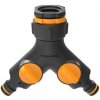 Fiskars dvojitá spojka ku kohútiku Comfort pre všetky veľkosti 1027061 Fiskars dvojitá spojka ku kohútiku Comfort pre všetky veľkosti 1027061