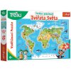TREFL Puzzle Treflíci poznávají zvířátka světa 48 dílků TREFL Puzzle Treflíci poznávají zvířátka světa 48 dílků