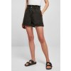 Urban Classics Dámske šortky Ladies Paperbag Shorts Farba: Black, Veľkosť: 34